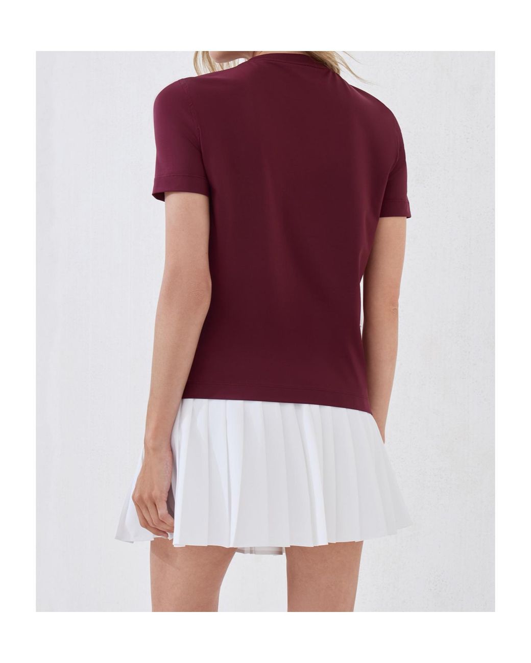 Brunello Cucinelli Red Logo-Detail Short-Sleeve T-Shirt