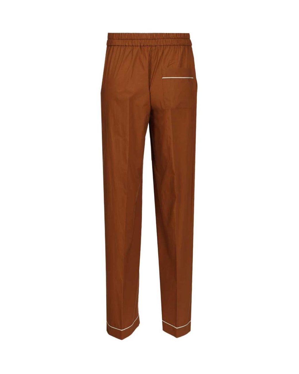 Forte_forte Brown Contrast Trim Pyjama Pants