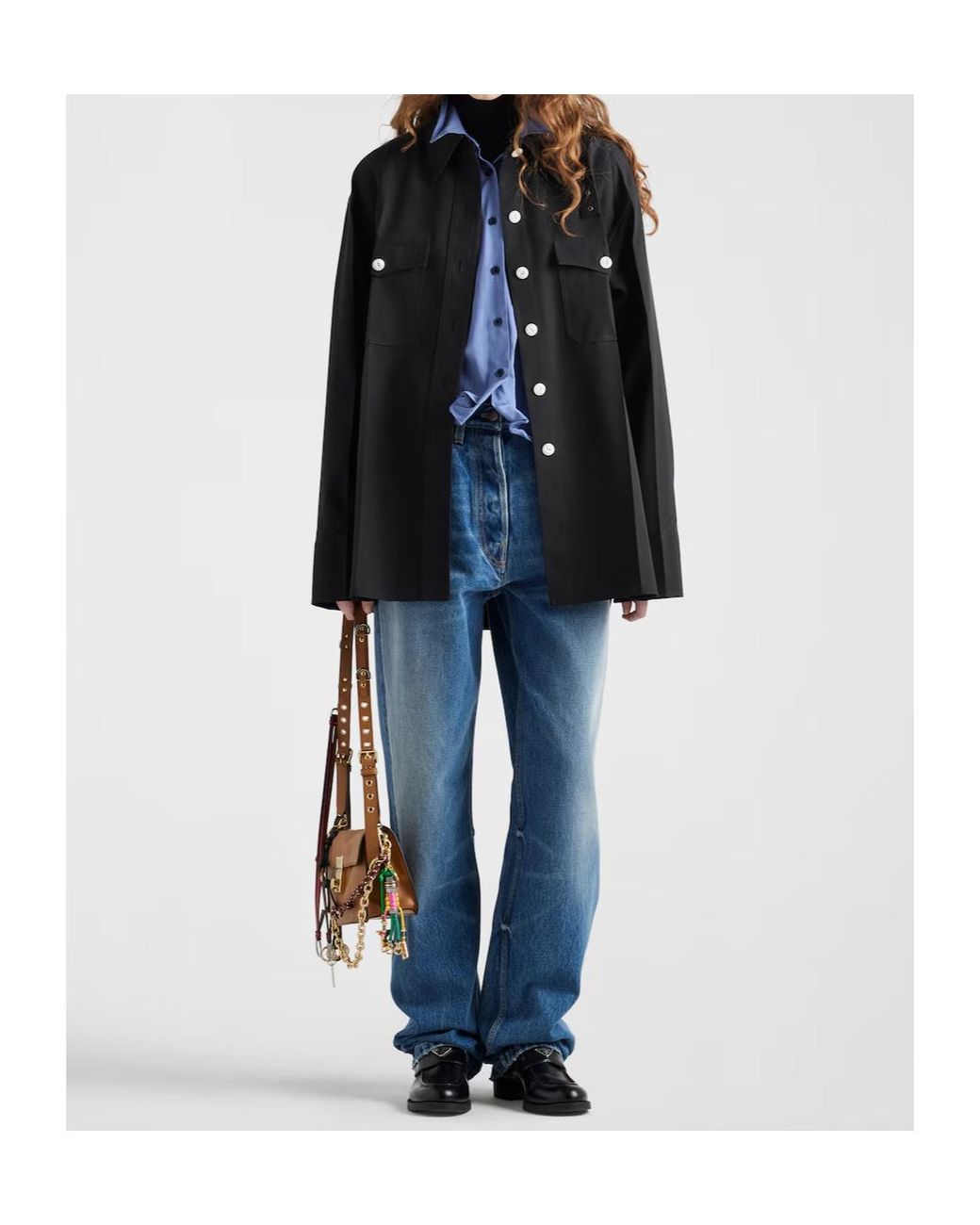 Prada Blue Five-Pocket Denim Jeans