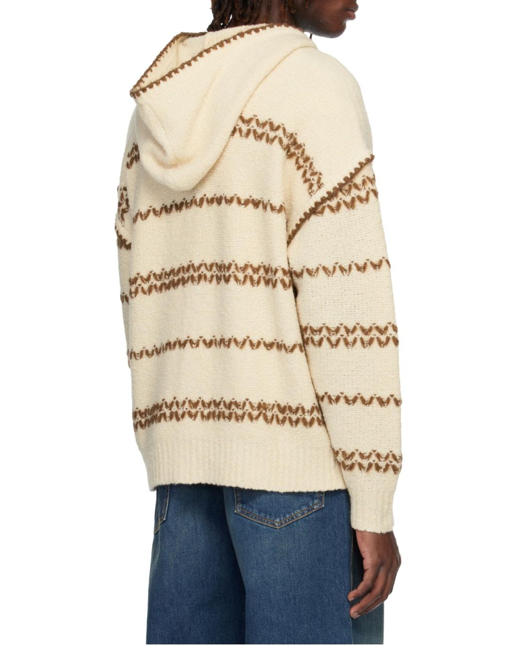 Isabel Marant Blue Rolian Knitted Zip-Up Cardigan for men