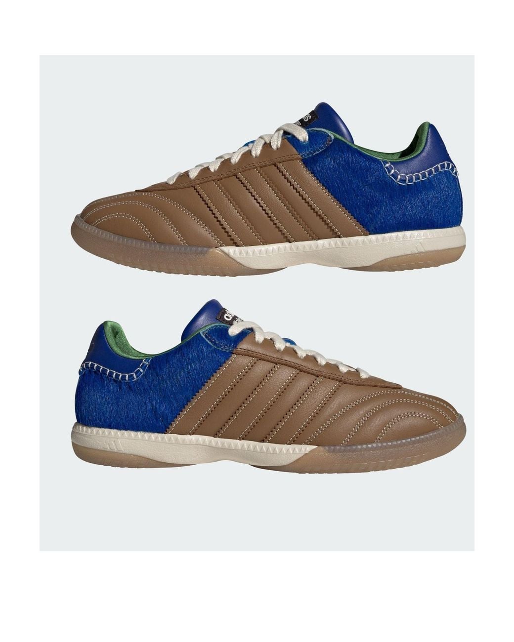 Adidas by Wales Bonner Blue Adidas Originals X Wales Bonner Samba Sneakers