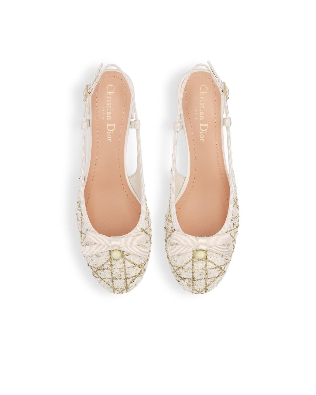 Dior Natural Ballet Slingback Pump