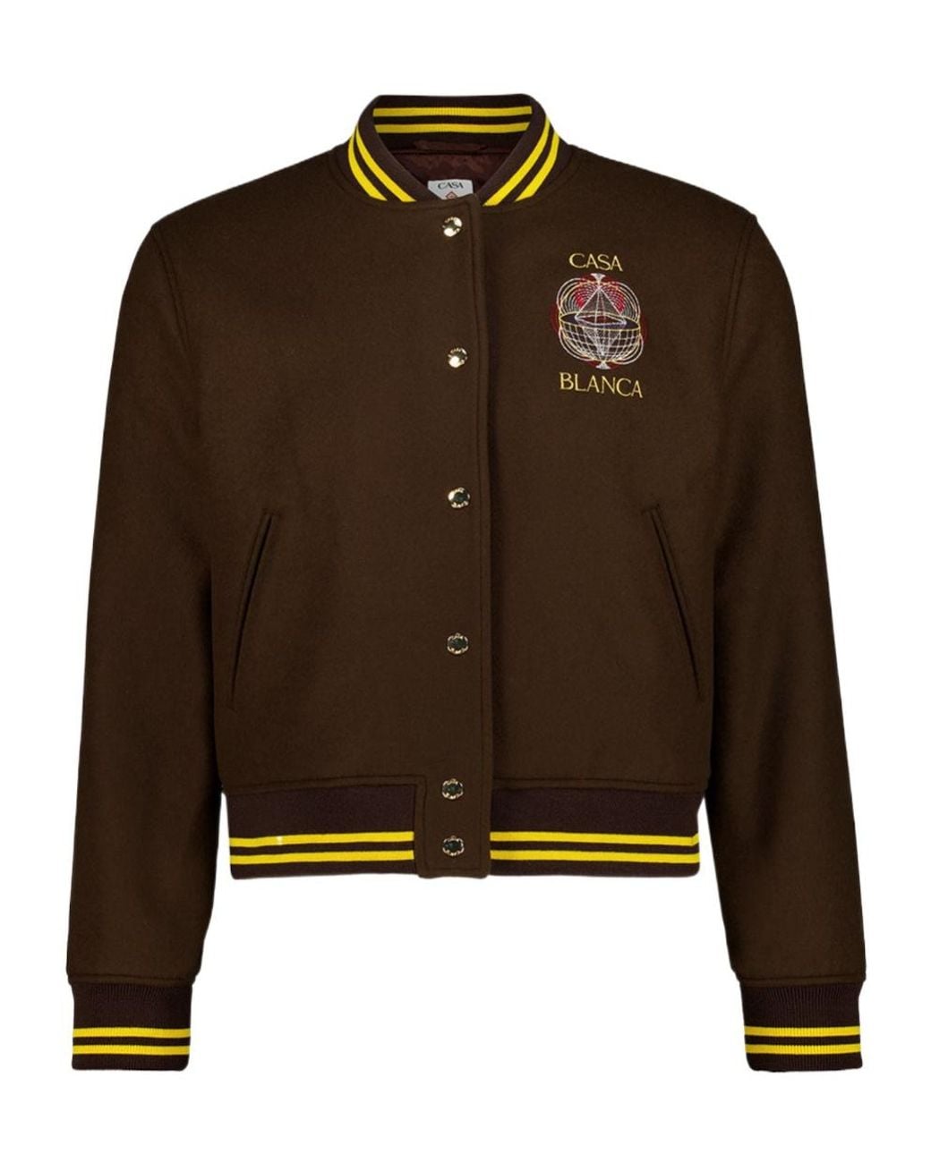 Casablanca Brown Embroideredpatch Mini Skirt