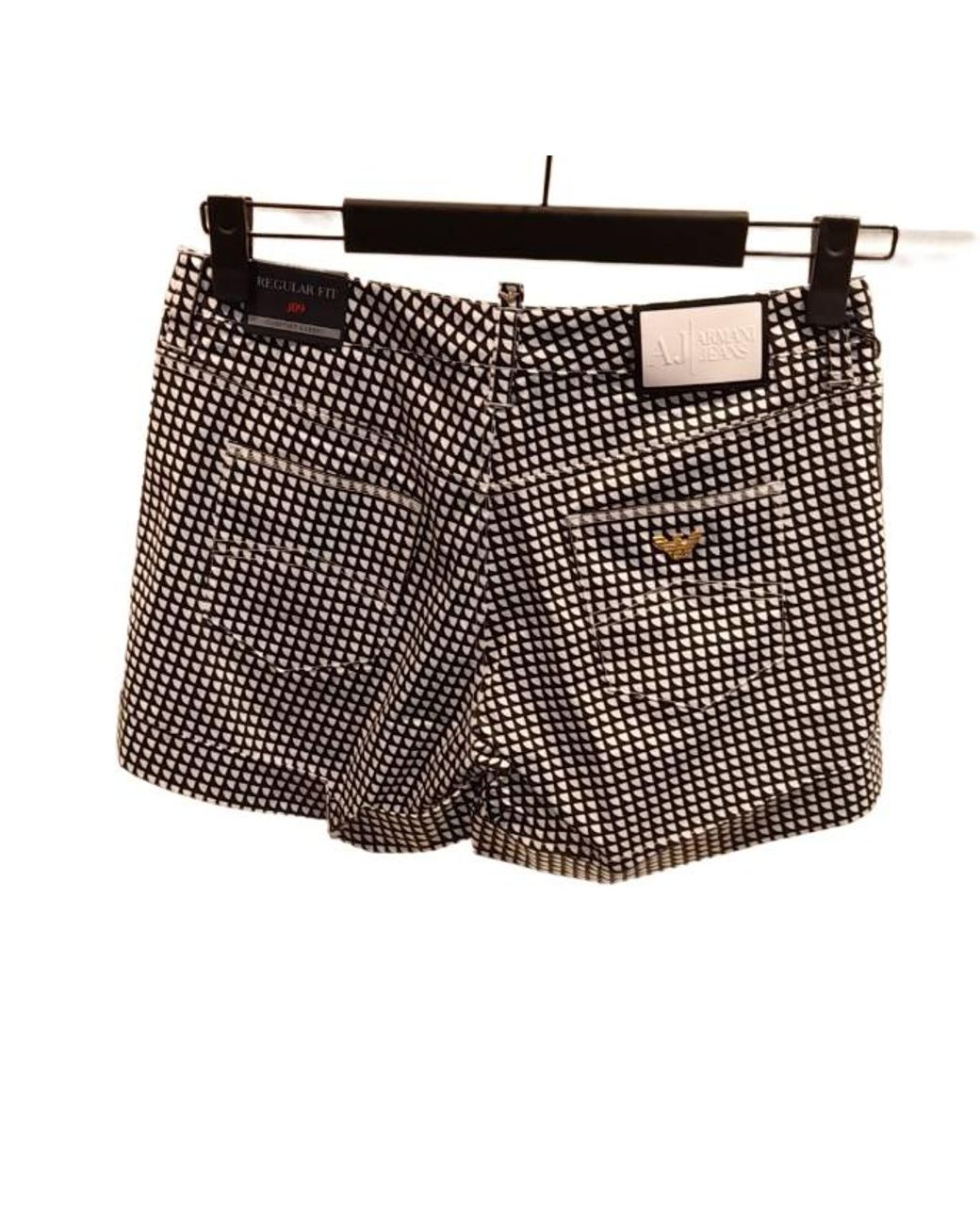 Armani Jeans Gray Waistband Shorts