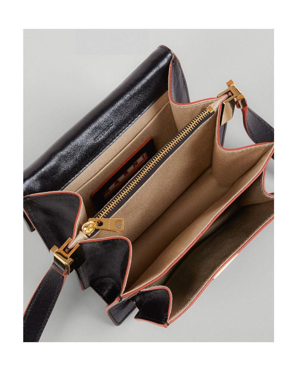 Marni Black Soft Trunk Crossbody Bag