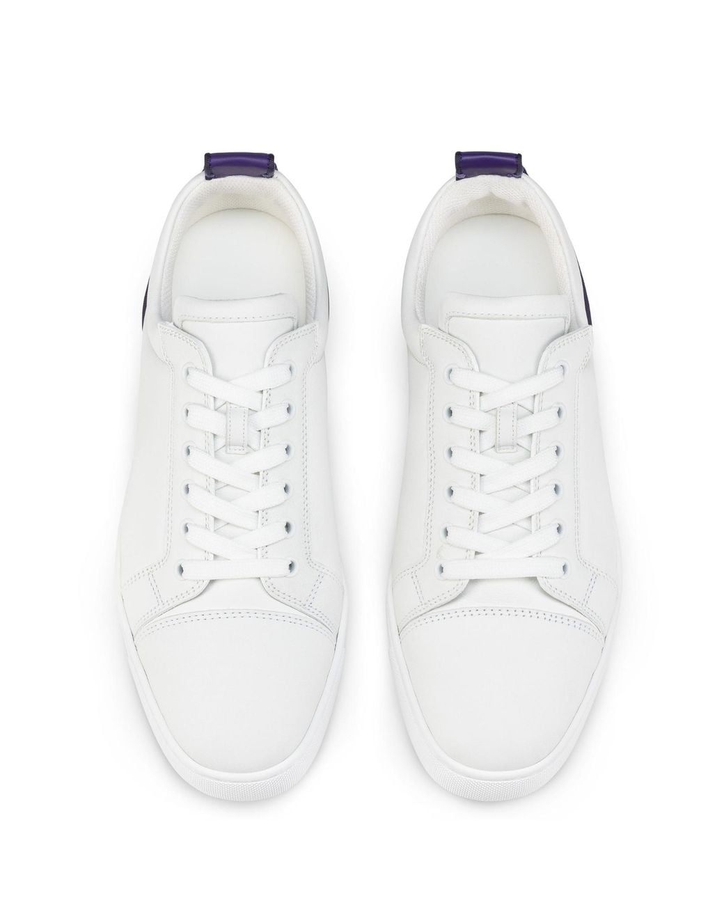 Christian Louboutin White Fun Louis Junior Lace-Up Sneakers for men