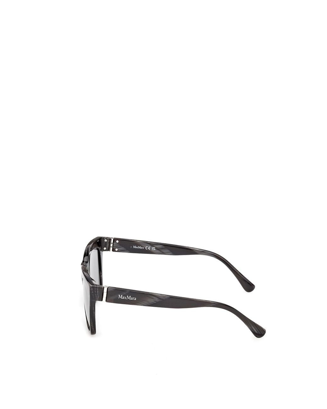 Max Mara White Square Frame Sunglasses