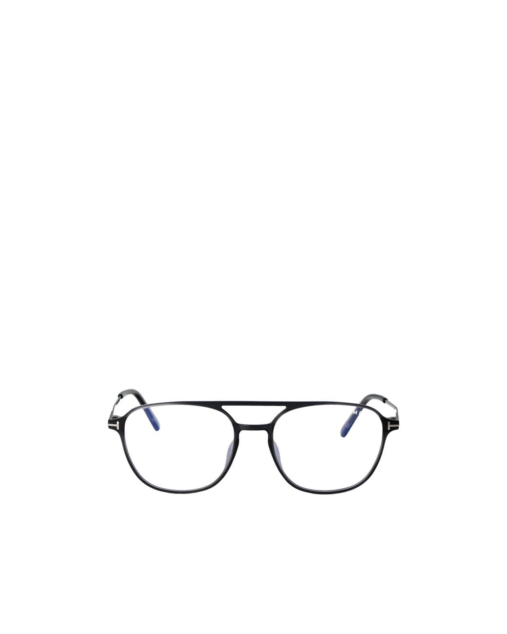 Tom Ford White Pilot-Frame Acetate Glasses for men