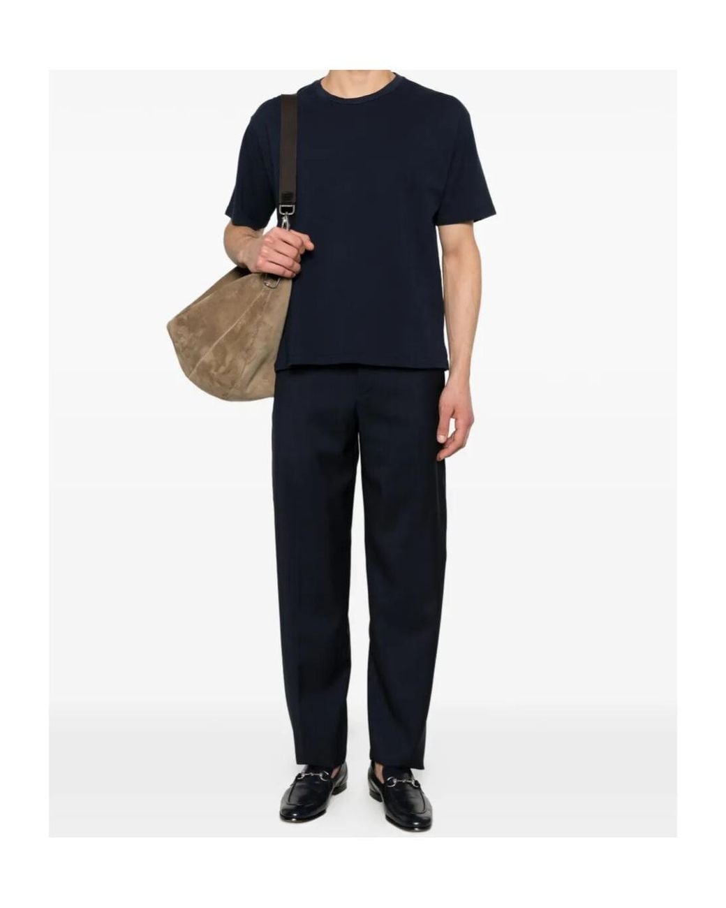 Roberto Collina Blue Short-Sleeved T-Shirt for men