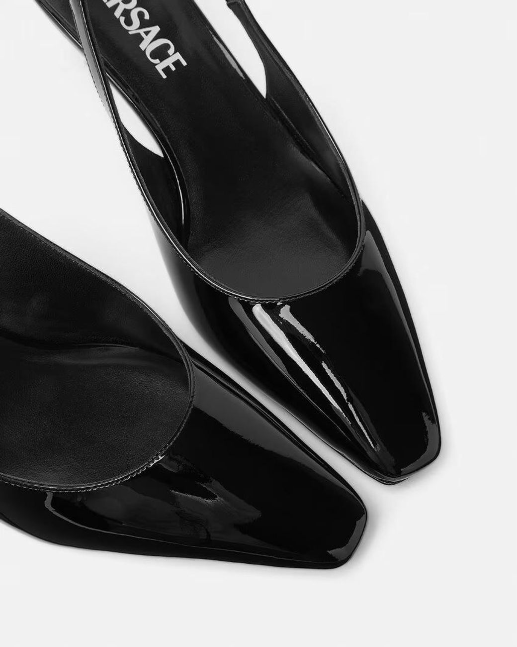 Versace Black Medusa '95 Slingback Pumps