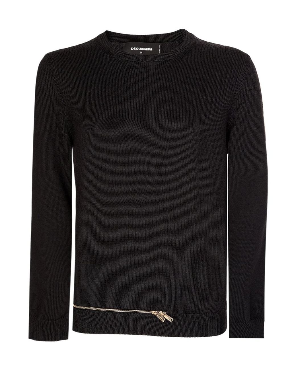 DSquared² Black Long Sleeve Sweater