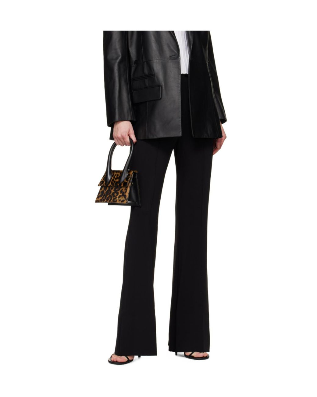Jacquemus Black Le Pantalon Apollo Flared Pants