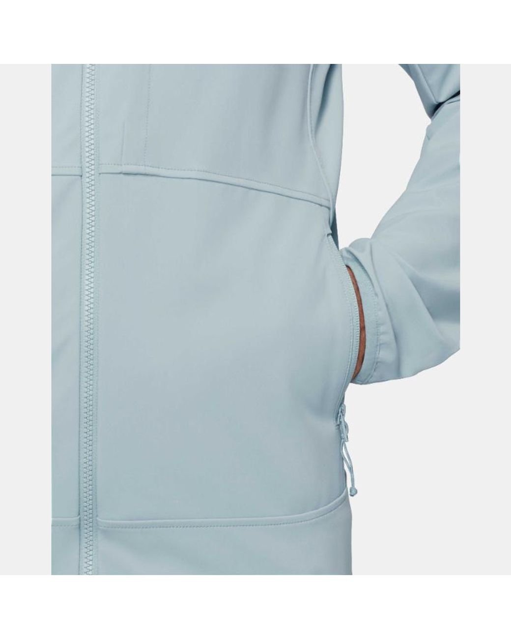 Mammut Blue Hooded Raglan-Sleeve Jacket for men