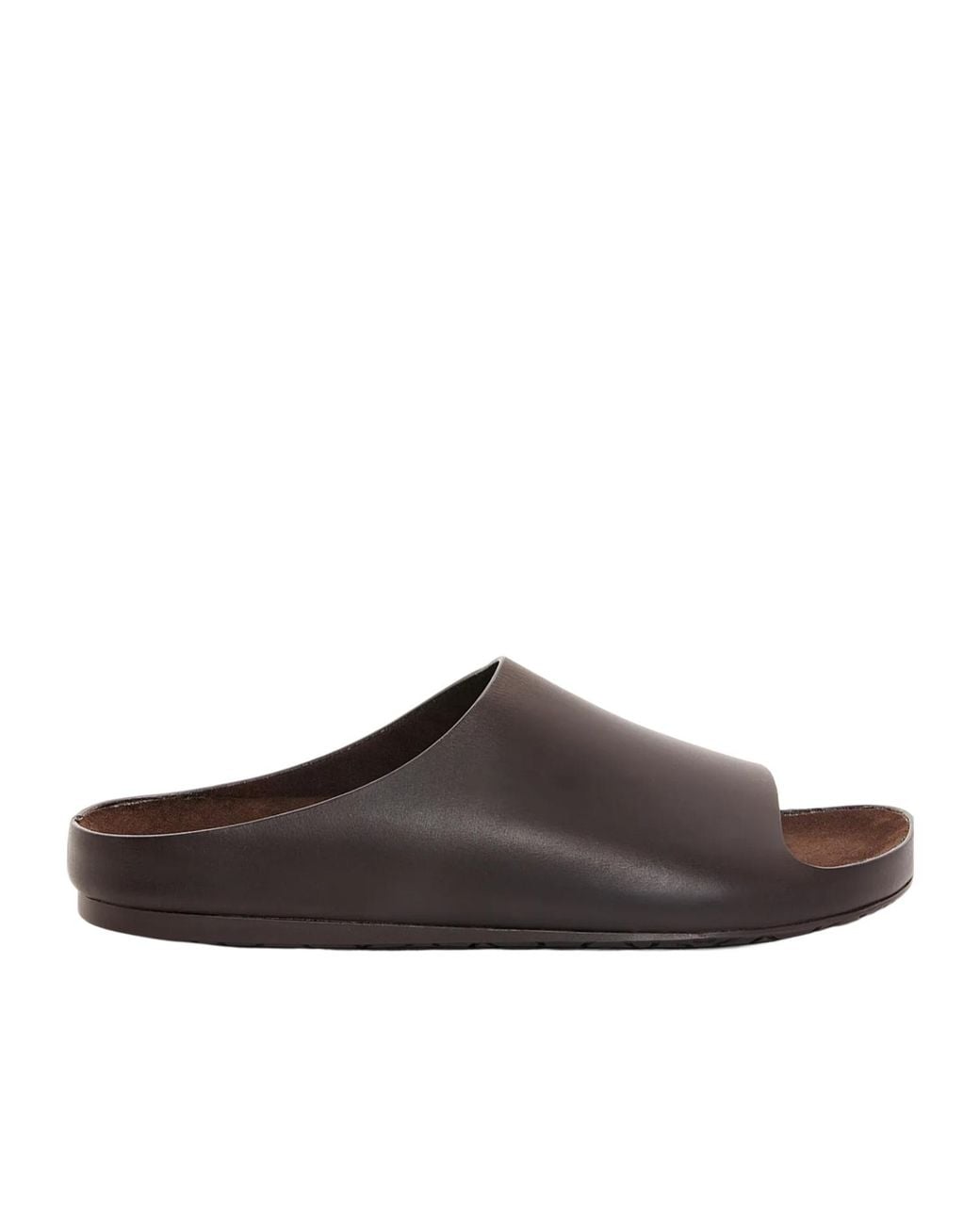 Loewe Brown Open Toe Slip-On Slides for men