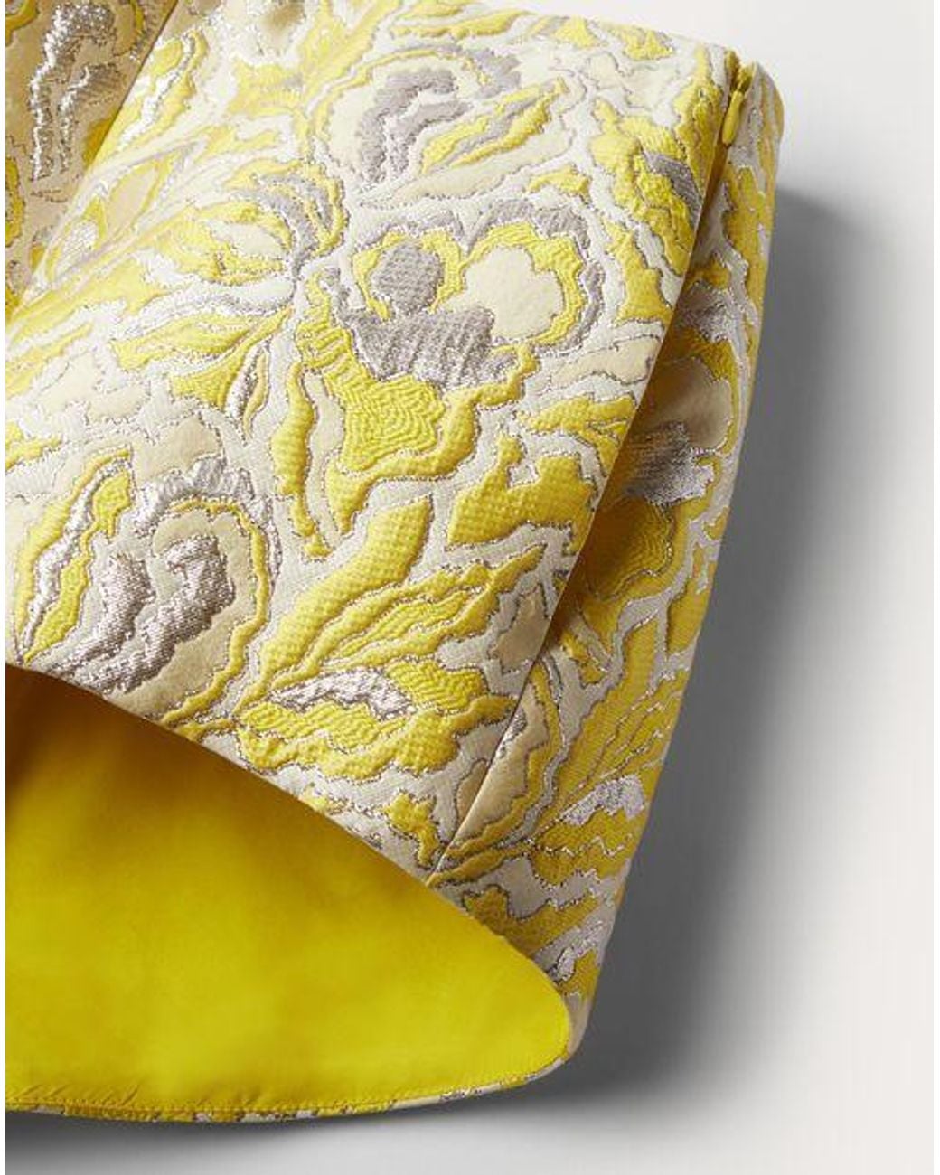 Valentino Yellow Iris Patterned Shorts
