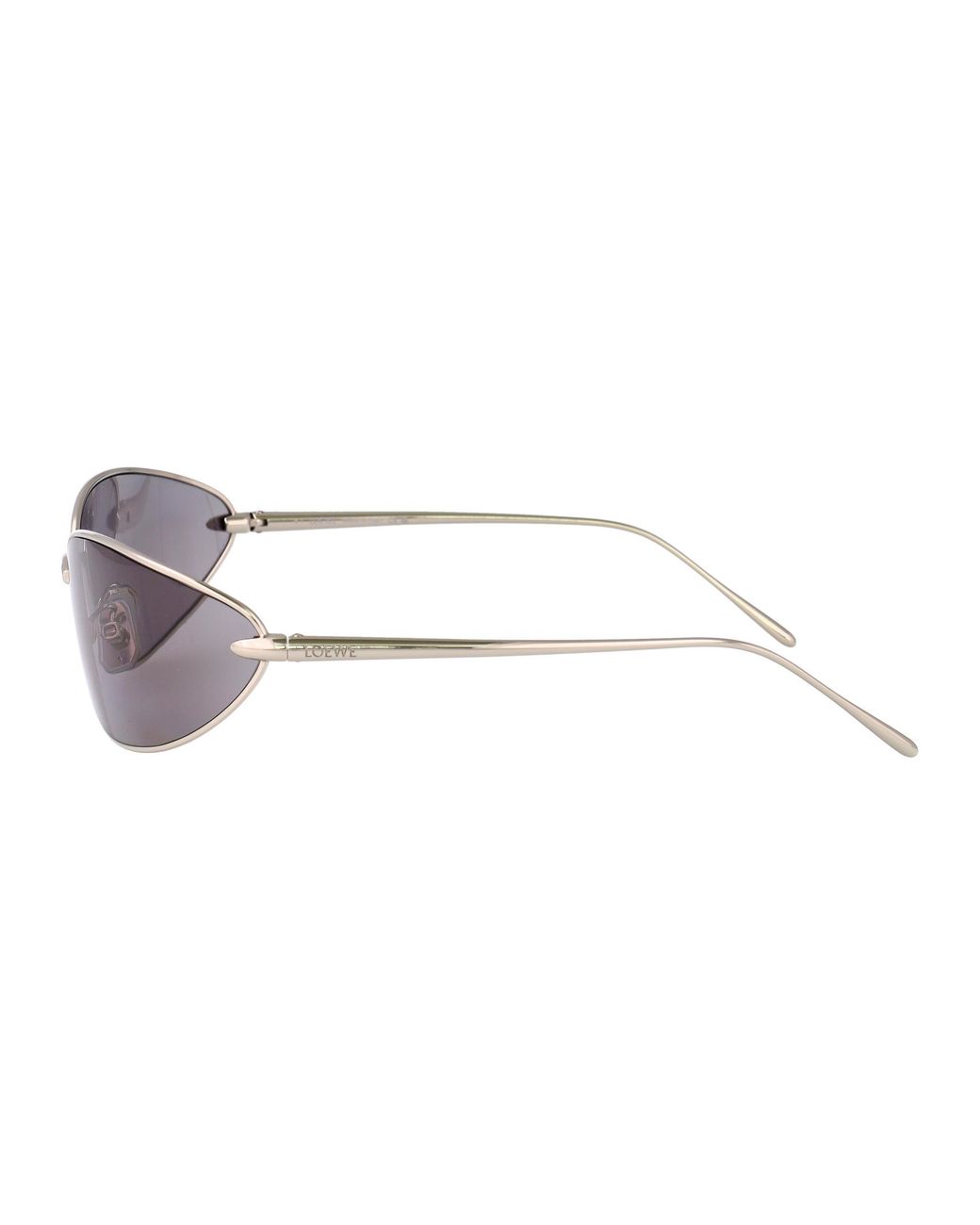 Loewe White Oval Frame Sunglasses
