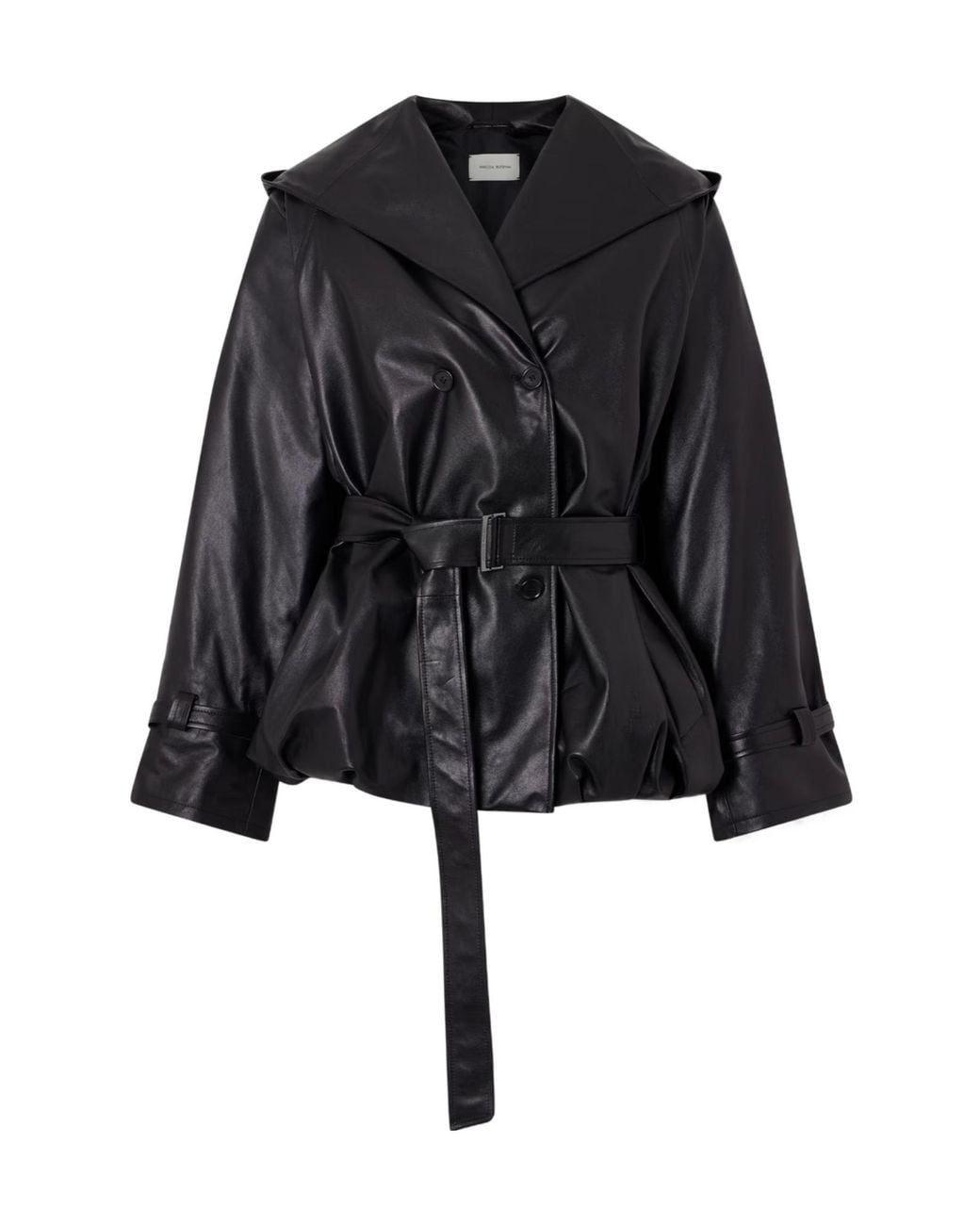Magda Butrym Black Leather Jacket