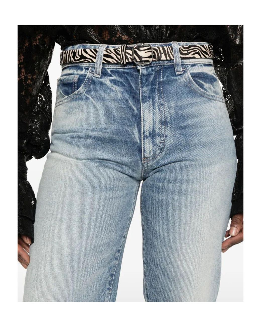 ICON DENIM Blue Didy Straight-Leg Jeans