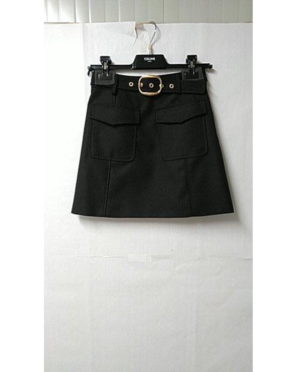 Céline Black Mini Skirt