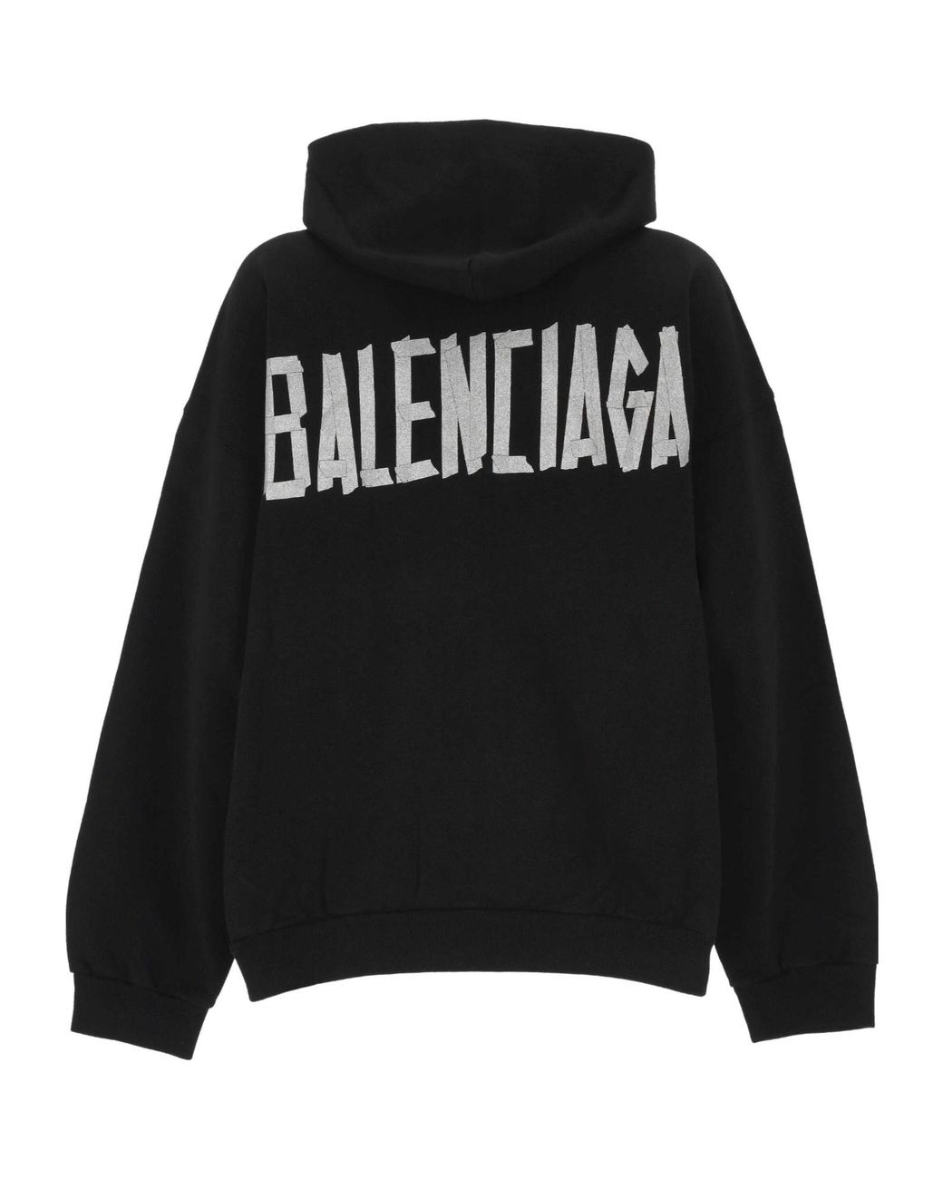 Balenciaga Black Zip-Up Hoodie