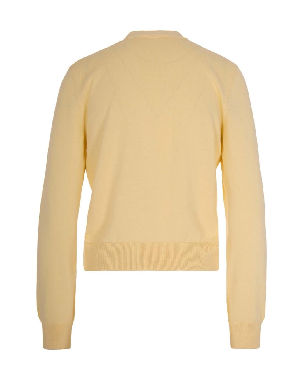 A.P.C. Natural Logo Intarsia Cardigan