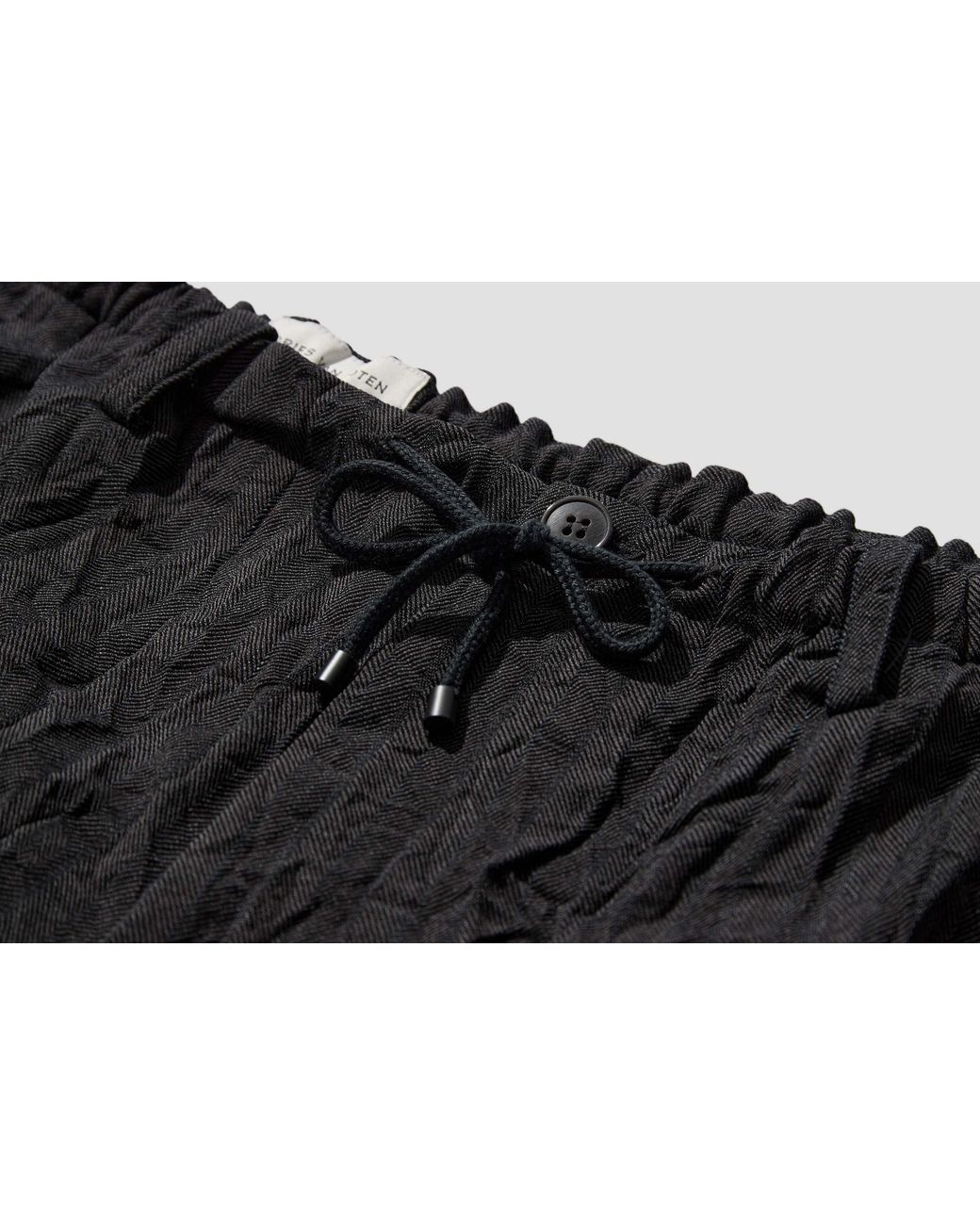 Dries Van Noten Gray Elastic Waist Casual Pants for men