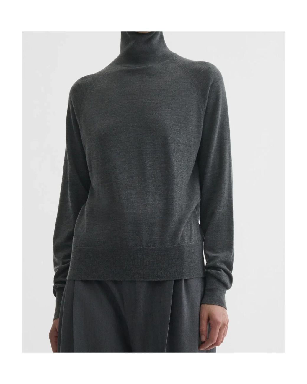 Phoebe Philo Gray Merino Wool Pullover