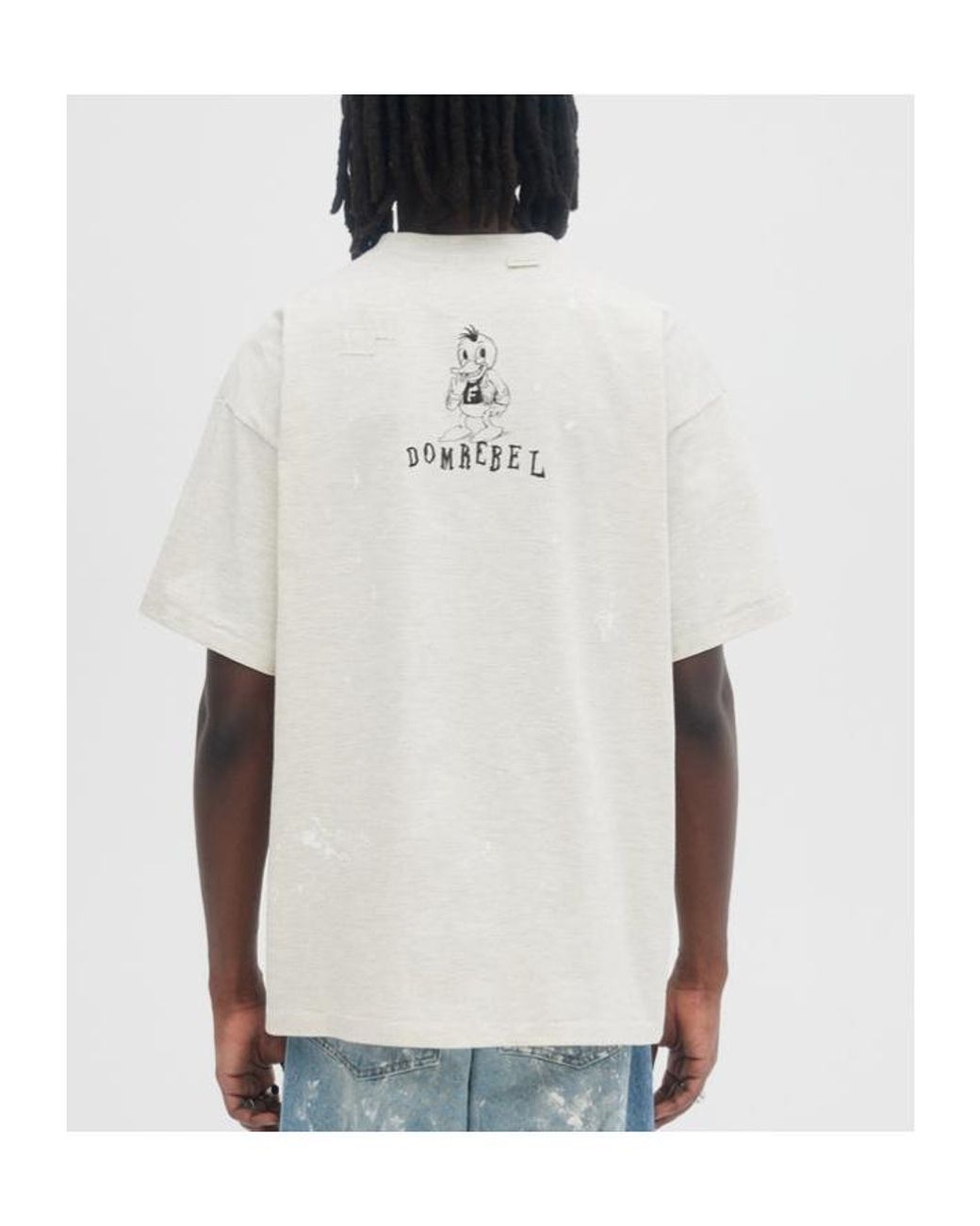 DOMREBEL White Short-Sleeve T-Shirt for men