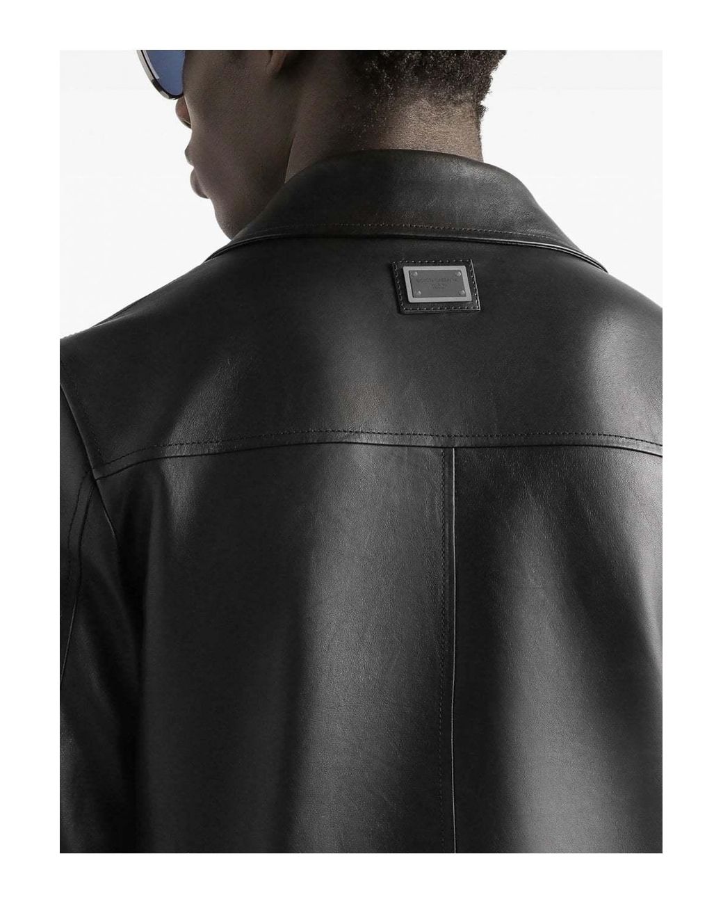 Dolce & Gabbana Black Zip-Up Jacket for men