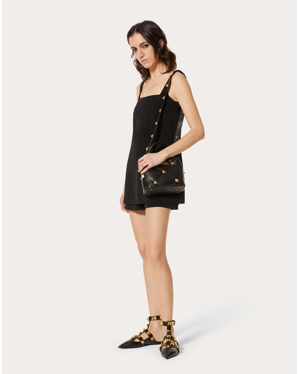 Valentino Black Sleeveless Playsuit