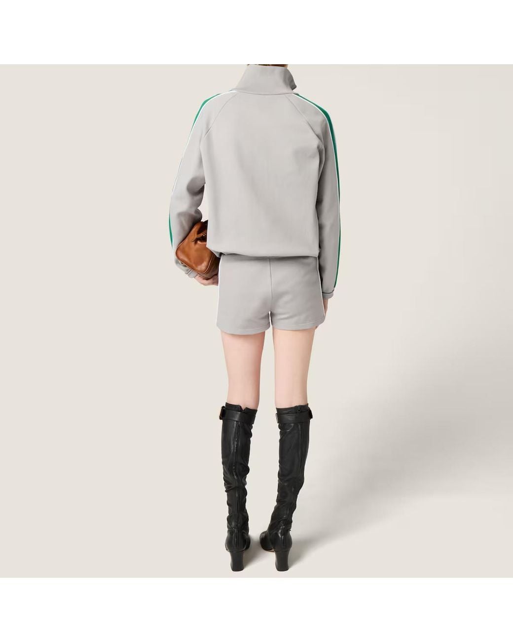 Miu Miu Multicolor Technical Yarn Shorts