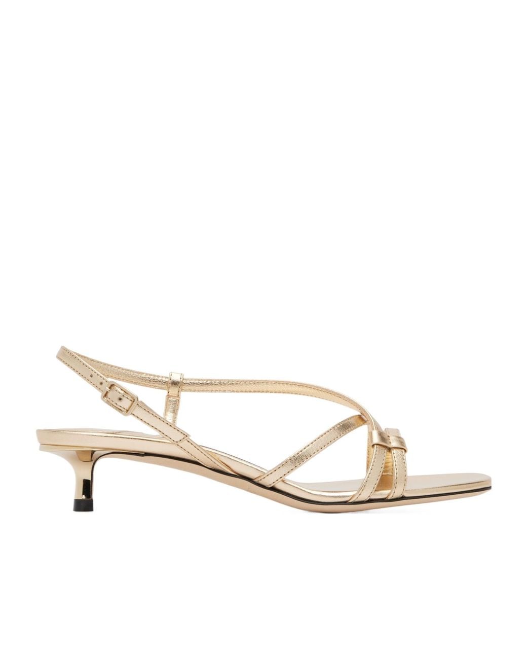 Jimmy Choo Natural Farris 35 High-Heeled Sandals
