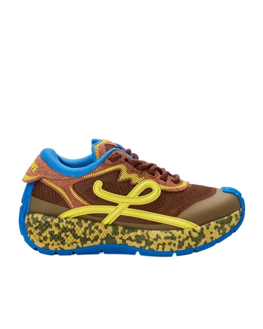 Loewe Yellow Pogo Logo-Appliqué Sneakers for men