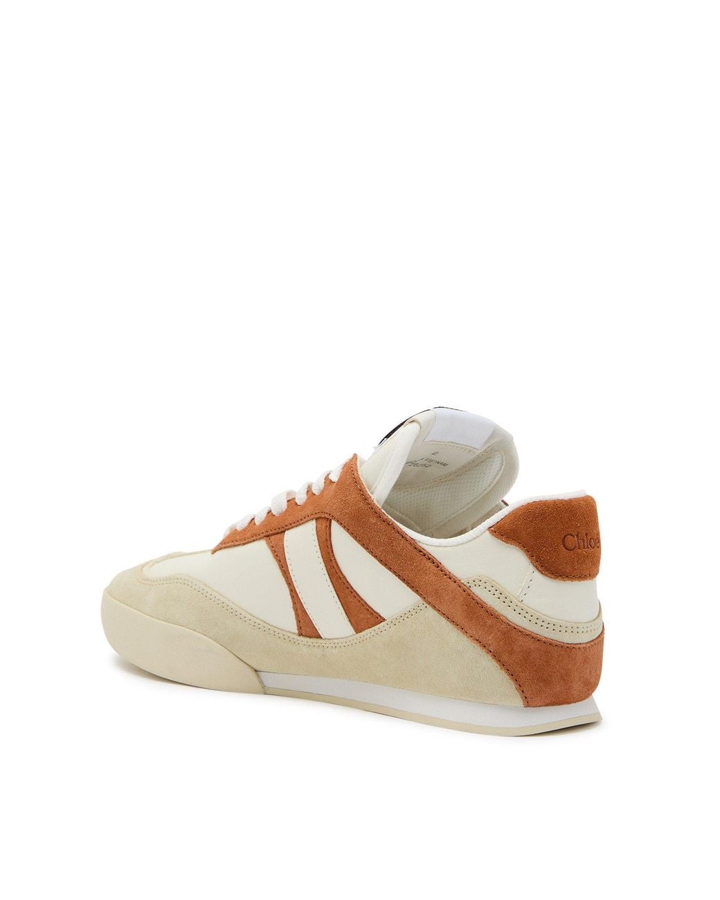 Chloé Brown Patchwork Retro German Training Shoes