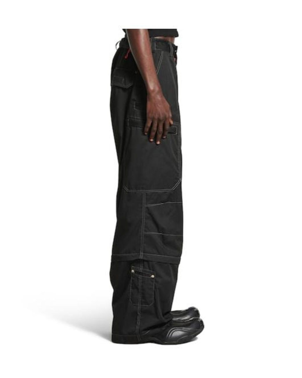Balenciaga Utility Work Pants in Black for Men | Lyst