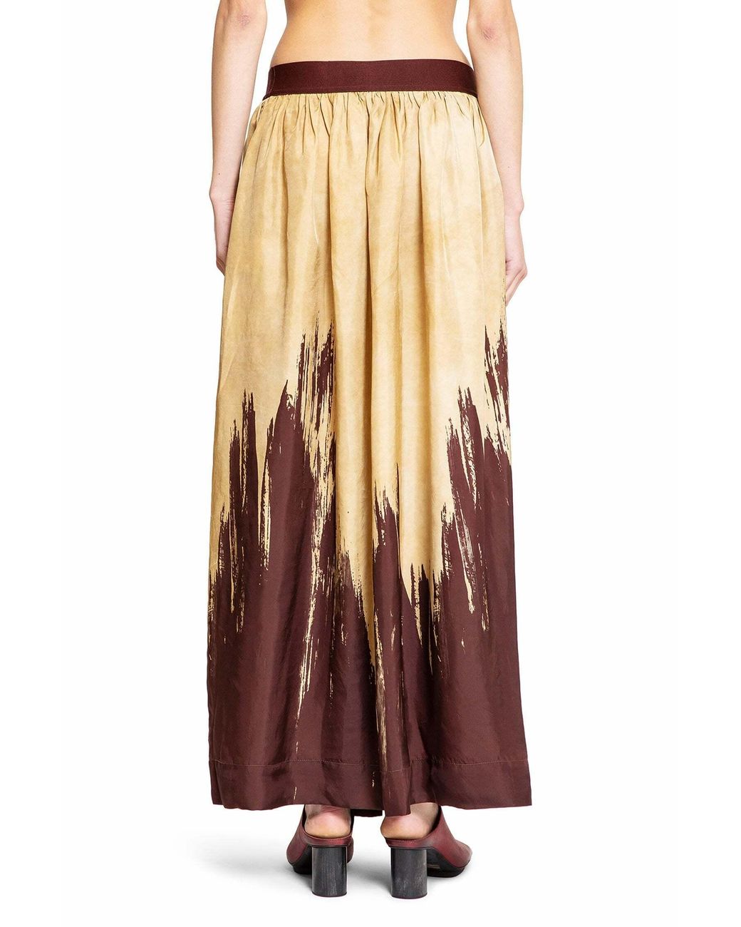 Uma Wang Natural Pattern Skirt