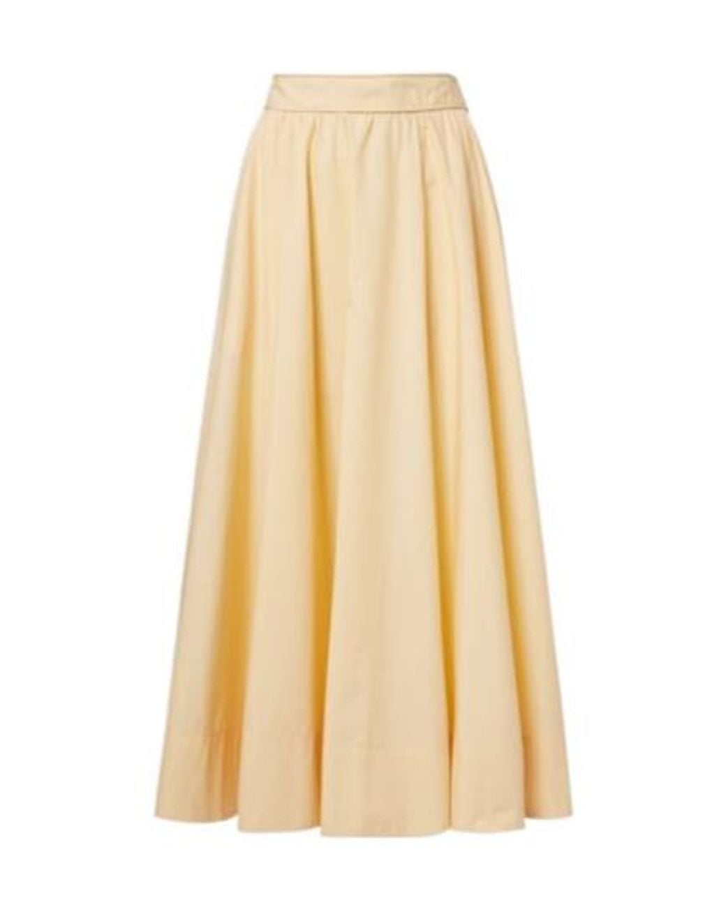 Farm Rio Natural Cotton Midi Skirt