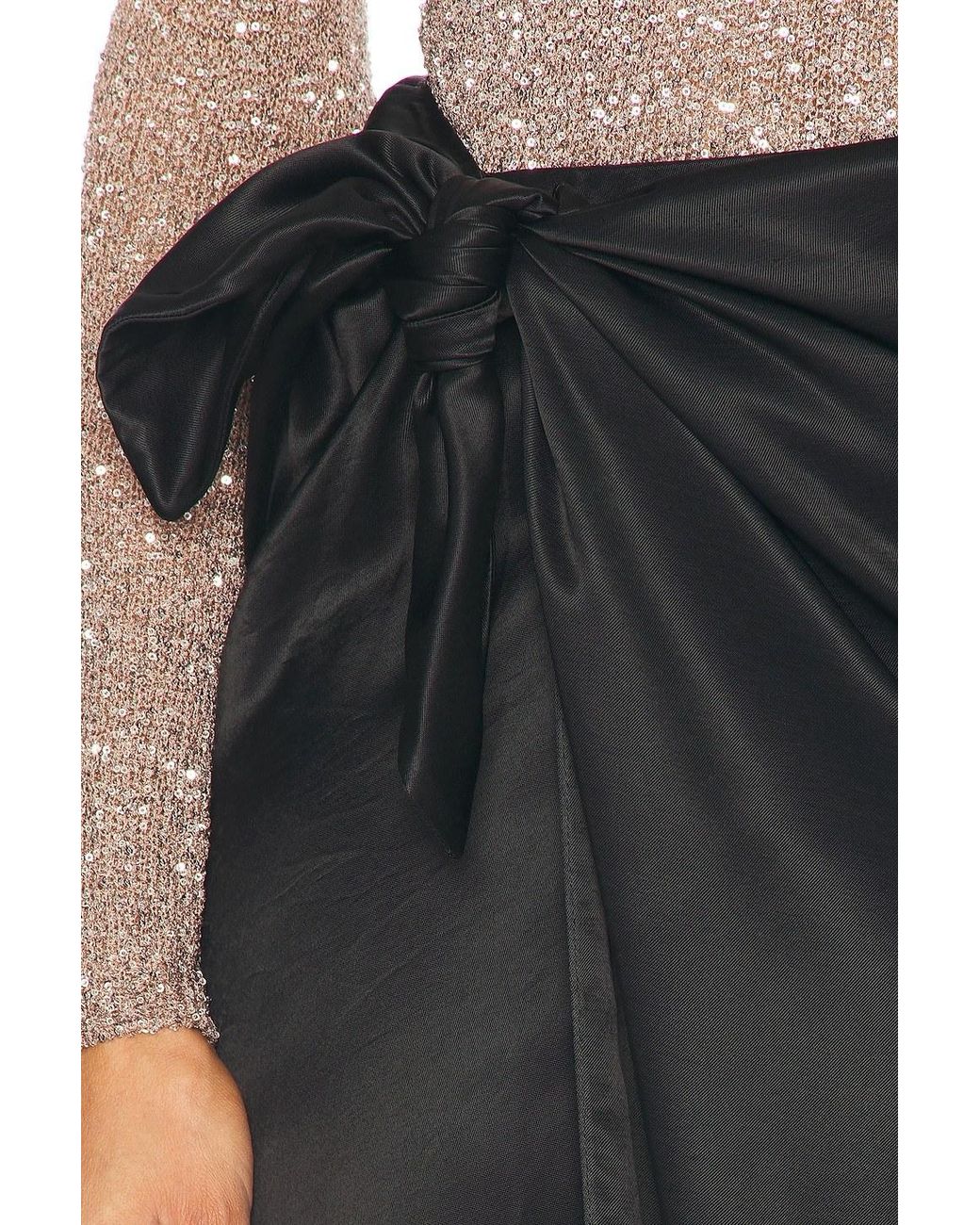 Balenciaga Black Tie-Detailed Wrap Skirt