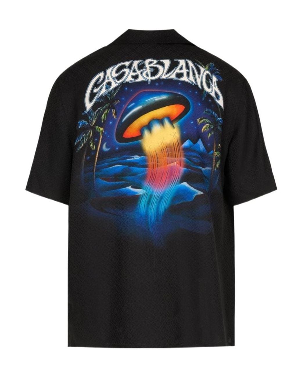 Casablanca Black Sahara Twilight Jacquard Shirt for men