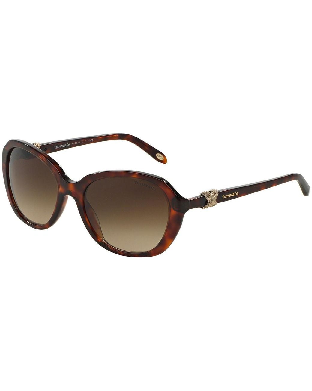 Tiffany & Co Brown Logo Sunglasses