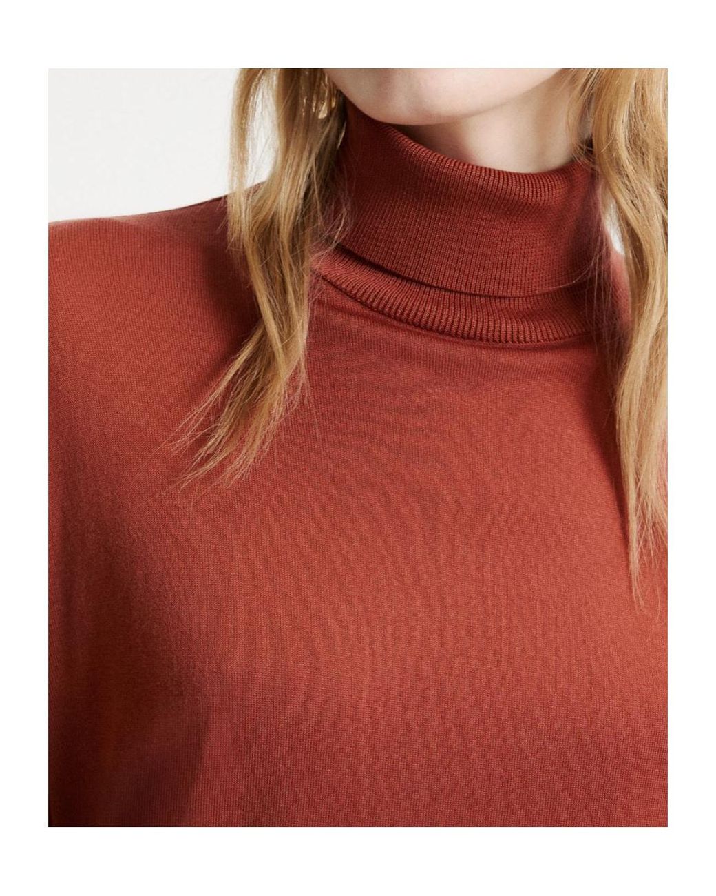 Marella Red Turtleneck Sweater