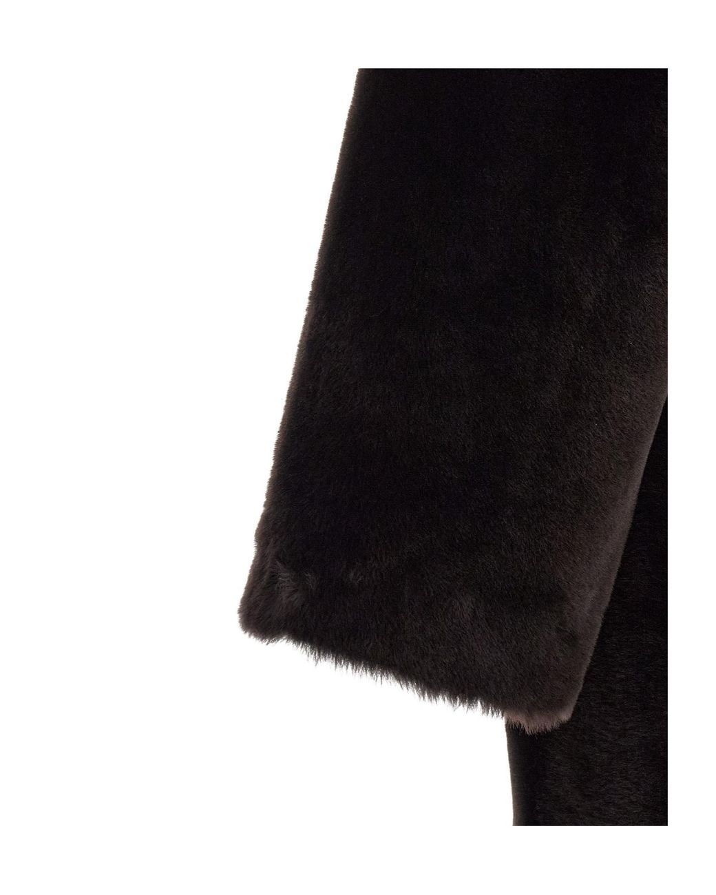 Blancha Black Long-Sleeved Coat