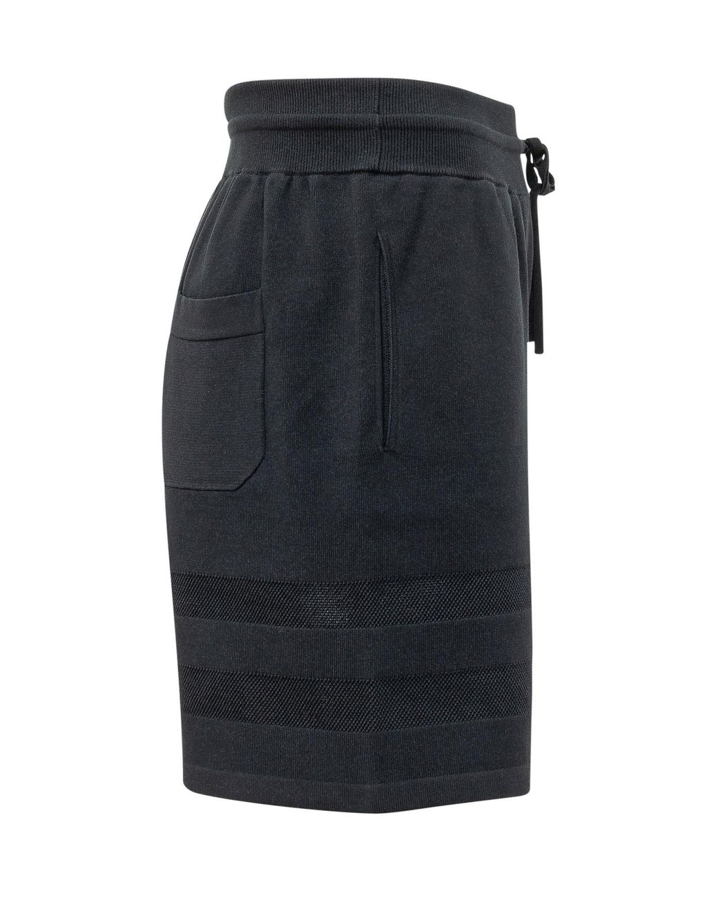 Givenchy Blue Logo Panel Drawstring Shorts for men