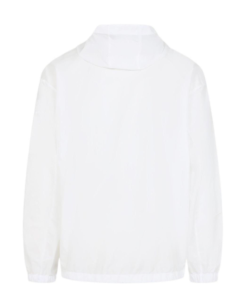 Prada White Zip-Up Hooded Jacket for men