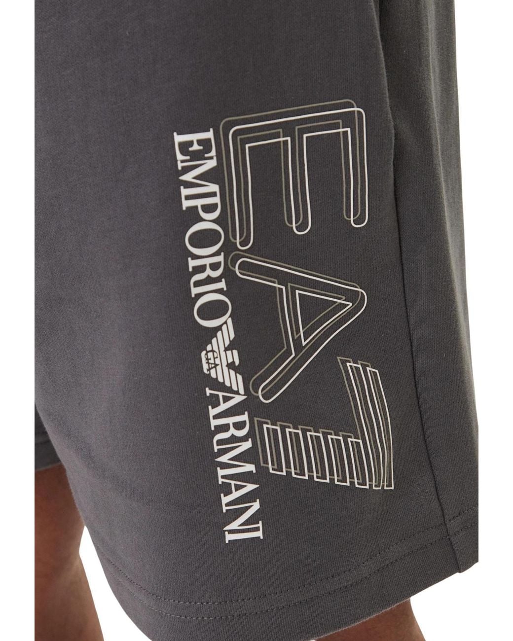 EA7 Blue Wide Leg Shorts for men