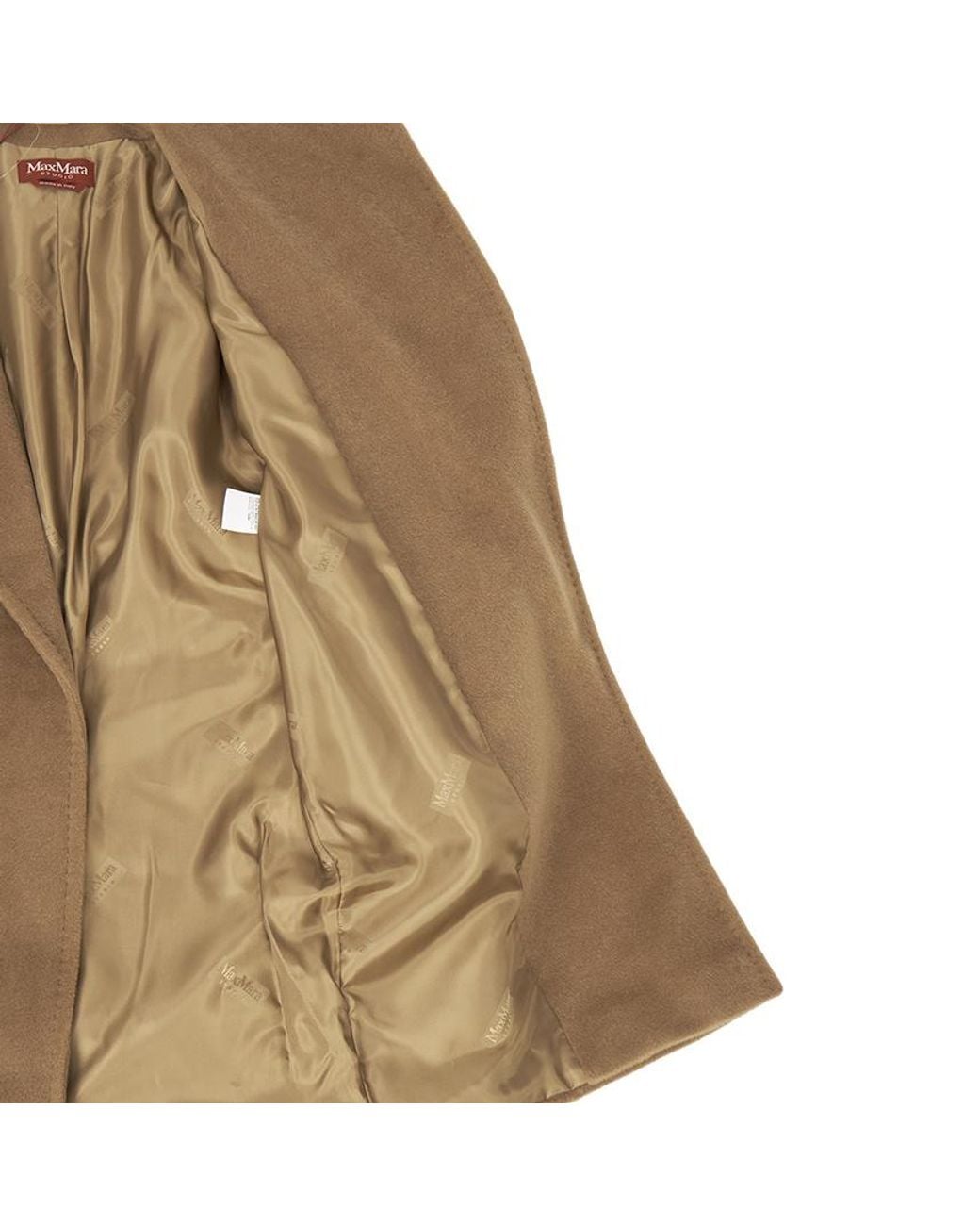 Max Mara Natural Studio Cloruro Tie-Waisted Coat