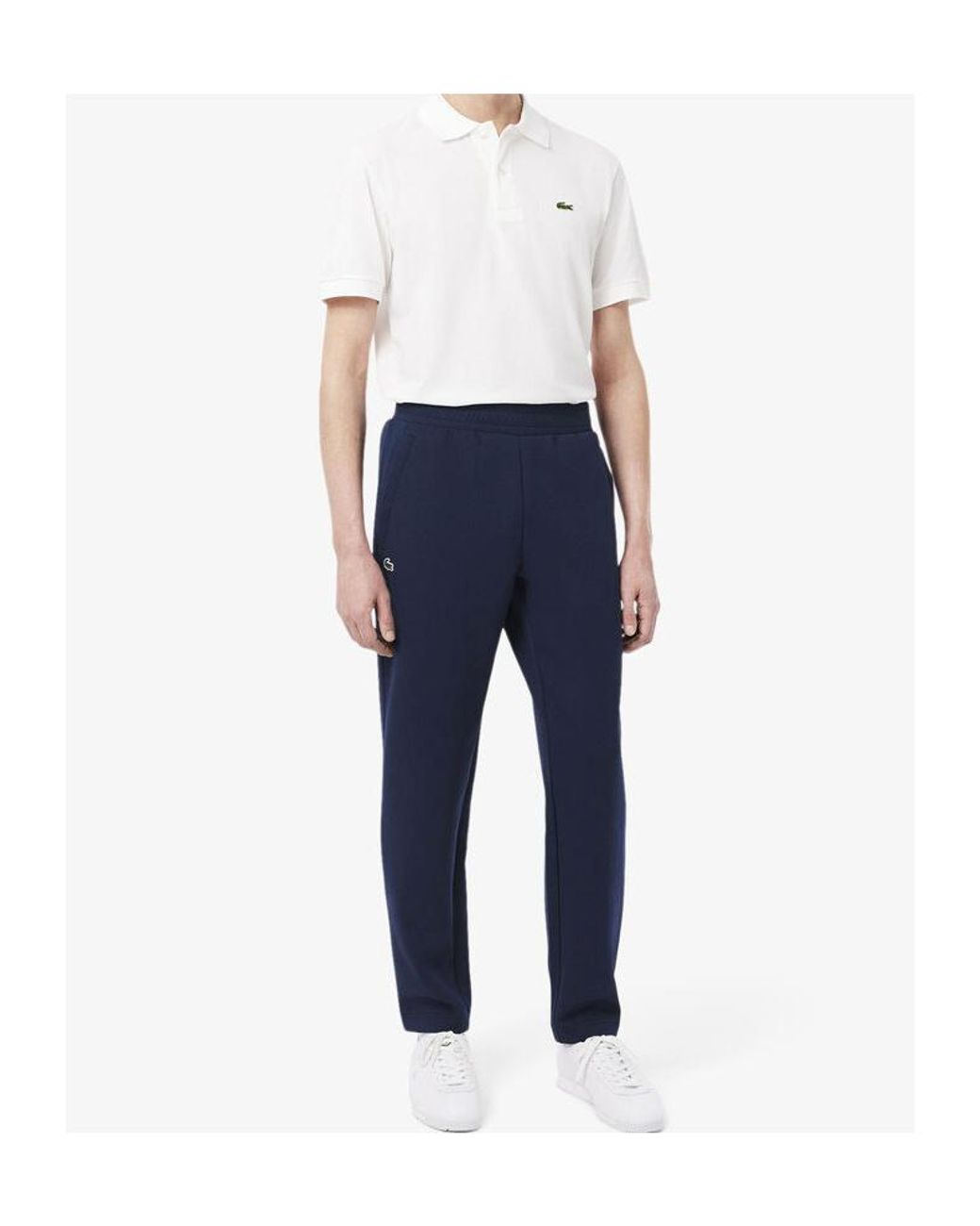 Lacoste Blue Tapered Leg Sweatpants for men