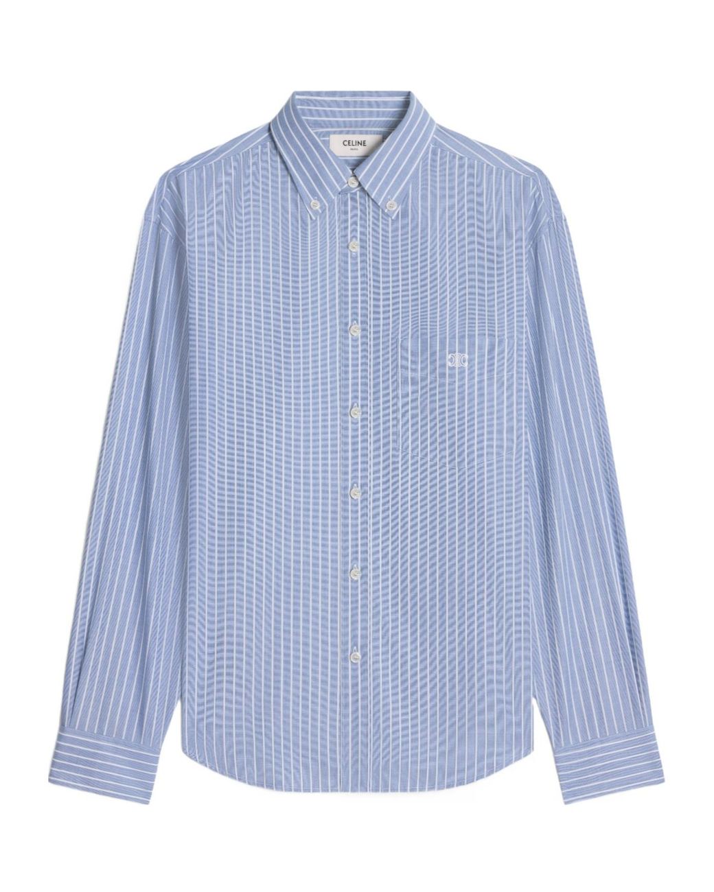 Céline Blue Striped Cambridge Shirt