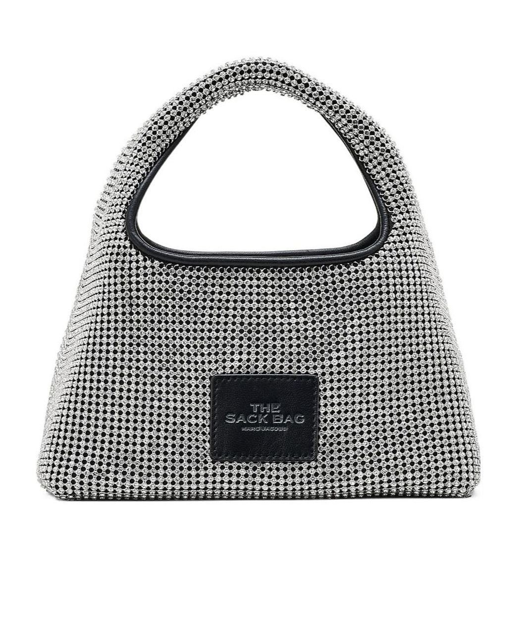 Marc Jacobs Black The Rhinestone Mini Sack Bag