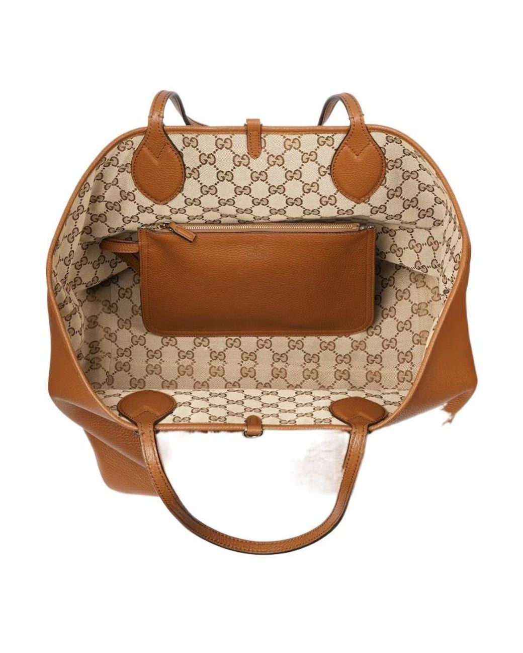 Gucci Brown Totissima Large Reversible Tote Bag
